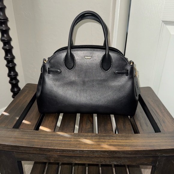 Coach Black Leather Crossbody - Picture 4 of 9